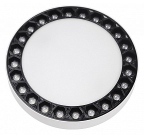 Накладной светильник iLedex Technical Mercury черный арт. 5552-24W-D165-3/4K-WH+BK