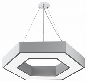 Подвесной светильник Эра Hexagon белый арт. Б0058882