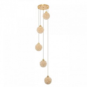 Подвесная люстра Citilux CLOUDY золото арт. CL323052