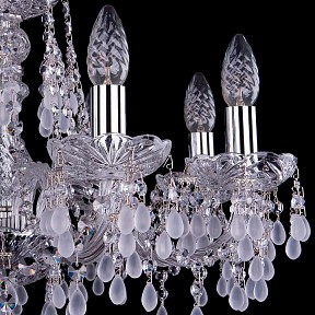 Подвесная люстра Bohemia Ivele Crystal 1410 металл арт. 1410/8/195/Ni/V0300