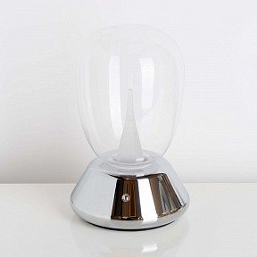 Настольная лампа декоративная Lightstar Uovo III хром арт. 807904