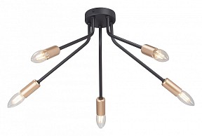 Потолочная люстра Vitaluce V3020 черный арт. V3020-1/5PL