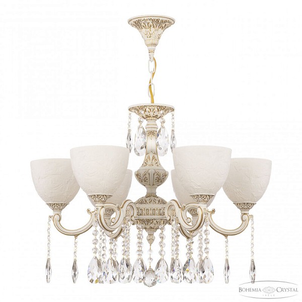 Подвесная люстра Bohemia Ivele Crystal AL7801 белый арт. AL78101/6/175 A WMG P1 U Rose