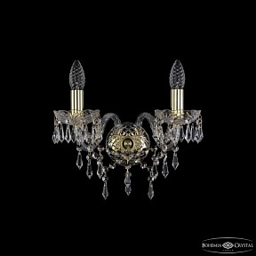 Бра Bohemia Ivele Crystal 1403 золото арт. 1403B/2/141 G