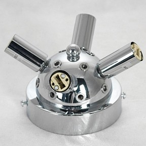 Потолочная люстра Lussole Davie серый арт. LSP-8779