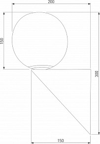 Светильник на штанге Elektrostandard Gravity черный арт. a062886