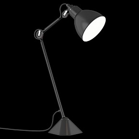 Настольная лампа офисная Lightstar Loft черный арт. 765917