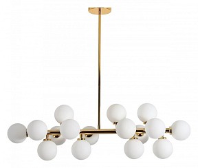 Люстра на штанге LUMINA DECO Marsiada золото арт. LDP 6033-16 GD