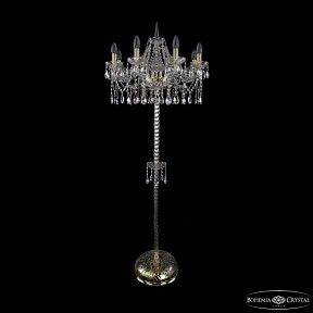 Торшер Bohemia Ivele Crystal 1413 золото арт. 1413T2/8/200-160 G