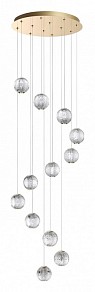 Подвесная люстра Odeon Light Crystal желтый арт. 5008/56L