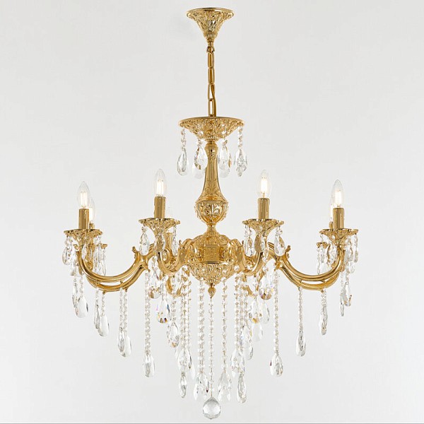 Подвесная люстра Bohemia Ivele Crystal AL7801 золото арт. AL78101/8/250 B G