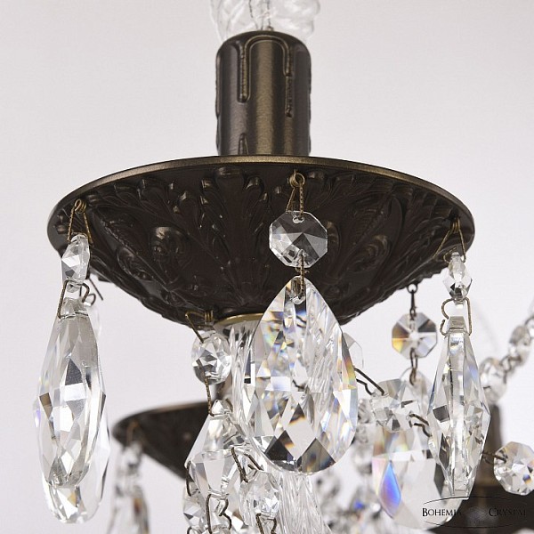 Подвесная люстра Bohemia Ivele Crystal AL1611 бронза арт. AL16311/10/300 PD