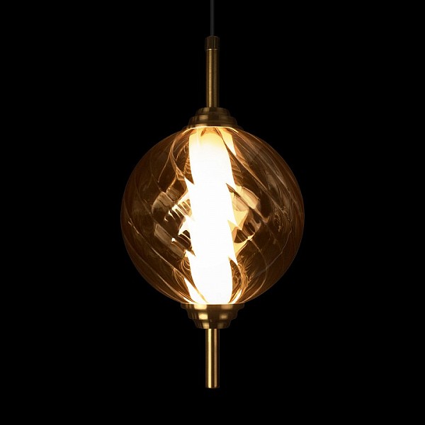 Подвесной светильник Loft it Helix бронза арт. 10421/B Amber