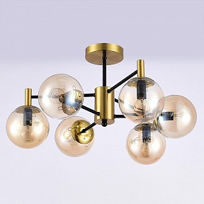 Люстра на штанге Citilux Шарлиз коричневый арт. CL143163