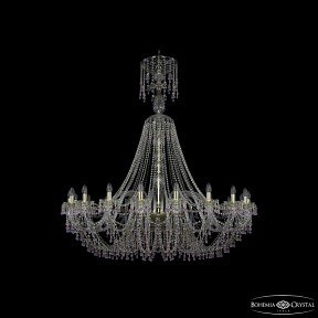 Подвесная люстра Bohemia Ivele Crystal 1410 золото арт. 1410/20/530/XL-157 G V7010