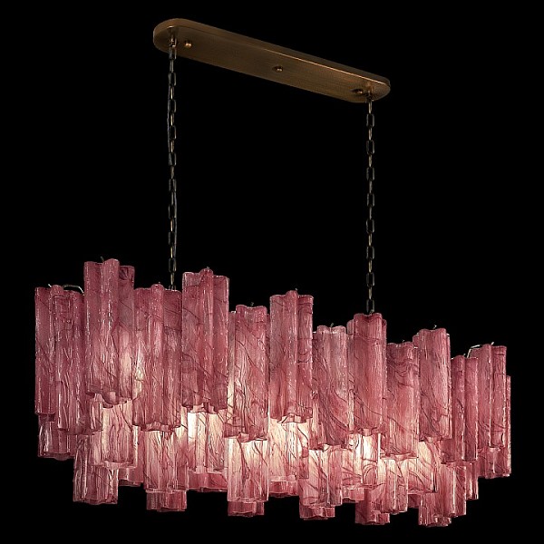 Подвесная люстра Loft it Murano бронза арт. 10580/1000R Pink