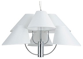 Подвесная люстра Arte Lamp Rondo хром арт. A4086LM-6CC