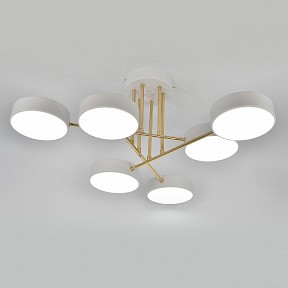 Люстра на штанге Escada Rune белый арт. 10262/6LED