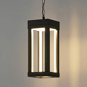 Подвесной светильник Elektrostandard Frame черный арт. 1528 TECHNO LED