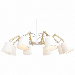 Подвесная люстра Arte Lamp Pinocchio белый арт. A5700LM-8WH