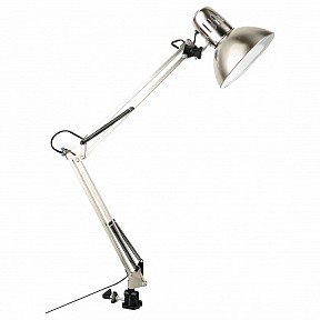 Настольная лампа офисная Arte Lamp Senior металл арт. A6068LT-1SS