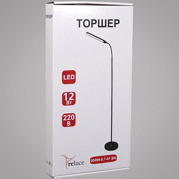 Торшер Reluce 00099 черный арт. 00099-0.7-01 BK