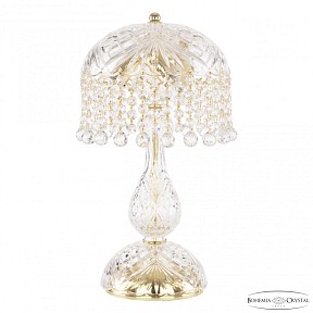 Настольная лампа декоративная Bohemia Ivele Crystal 1478 золото арт. 14781L1/22 G Balls