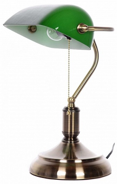 Настольная лампа декоративная LUMINA DECO Banker бронза арт. LDT 305 GR