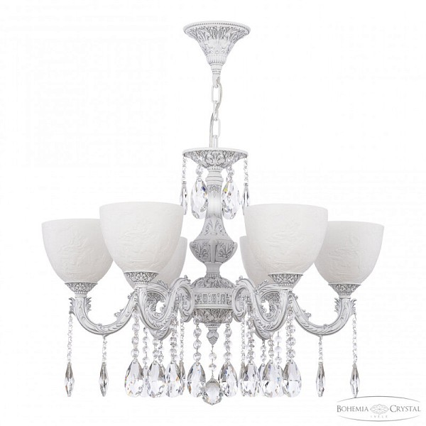 Подвесная люстра Bohemia Ivele Crystal AL7901 белый арт. AL79101/6/175 A WMN P1 U Pair