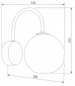Бра TK Lighting Lava Sabia золото арт. 11152