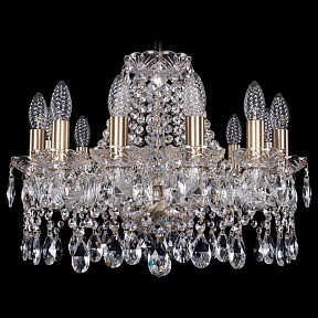 Подвесная люстра Bohemia Ivele Crystal 1413 золото арт. 1413/12/165/Pa