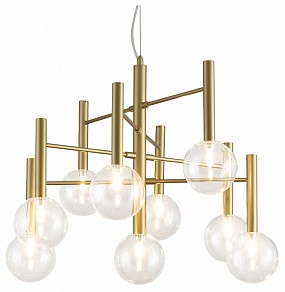 Люстра на штанге Freya Luce золото арт. FR5584CL-L45G