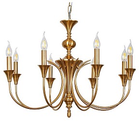 Подвесная люстра Arte Lamp Collinetta медь арт. A4094LM-8PB