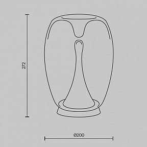 Настольная лампа декоративная Maytoni Splash желтый арт. MOD282TL-L15G3K