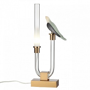 Настольная лампа декоративная Odeon Light Lark бронза арт. 5431/2TL