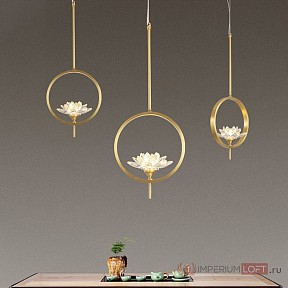 Подвесной светильник Imperiumloft LOTOS латунь арт. LOTOS-ONE01