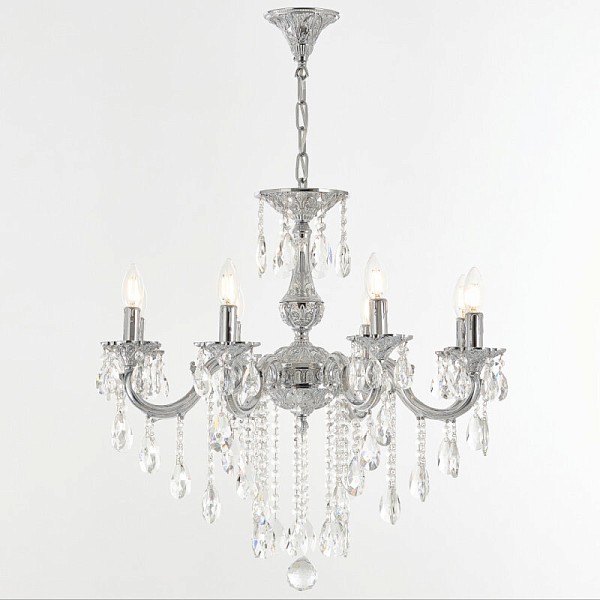 Подвесная люстра Bohemia Ivele Crystal AL7801 никель арт. AL78101/8/210 B NW