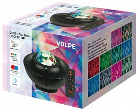 Настольная лампа декоративная Volpe  черный арт. UL-00012206