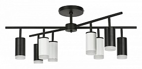 Люстра на штанге Lightstar Rullo черный арт. LR7283743640