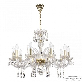 Подвесная люстра Bohemia Ivele Crystal 118 золото арт. 118/10/240 G
