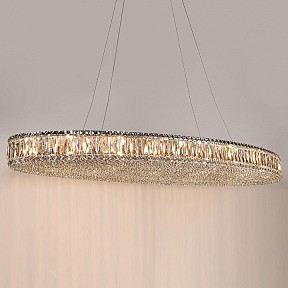Подвесная люстра Newport 8450 хром арт. 8458+14/S chrome