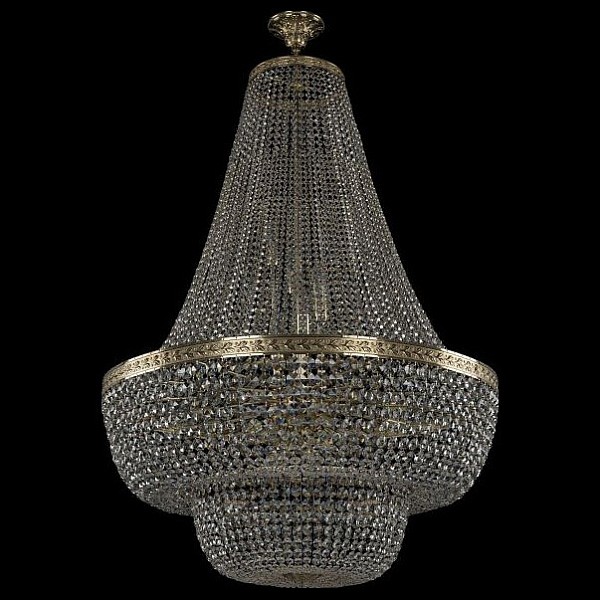 Светильник на штанге Bohemia Ivele Crystal 1910 золото арт. 19101/H2/90IV G