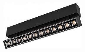 Светильник на штанге Arlight MAG-LASER-FOLD-45-S320-12W Warm3000 (BK, 15 deg, 24V) черный арт. 026974