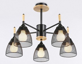 Люстра на штанге Ambrella Light TR дерево арт. TR8015