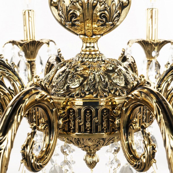 Подвесная люстра Bohemia Ivele Crystal AL7901 золото арт. AL79101/8/250 A GB
