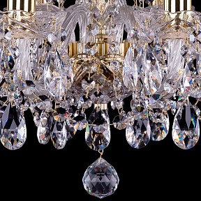 Подвесная люстра Bohemia Ivele Crystal 1402 золото арт. 1402/8/160/G