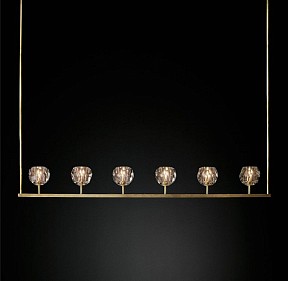 Светильник на штанге Imperiumloft RH Boule De Cristal латунь арт. 40,1222
