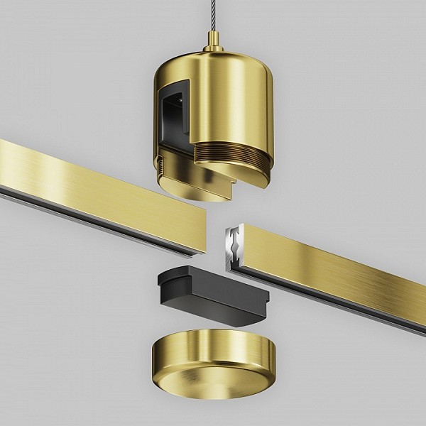 Подвес для трека Maytoni Accessories for tracks Flarity желтый арт. TRA157SW-IPC1-BS