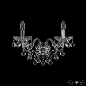 Бра Bohemia Ivele Crystal 1409 никель арт. 1409B/2/195/XL Ni