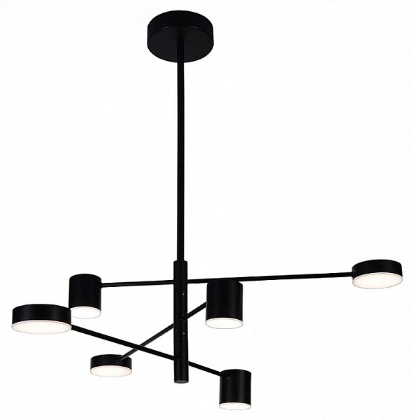 Люстра на штанге Kink Light Мекли черный арт. 07650-6D,19(3000K)